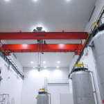 Clean-room explosion-proof double girder overhead crane
