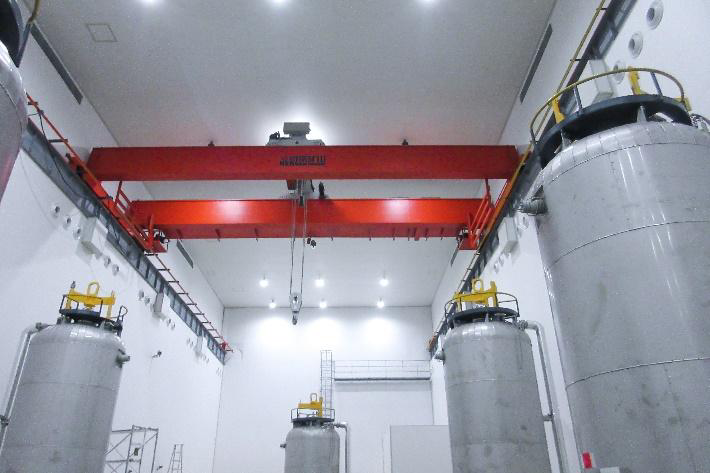 Clean-room explosion-proof double girder overhead crane
