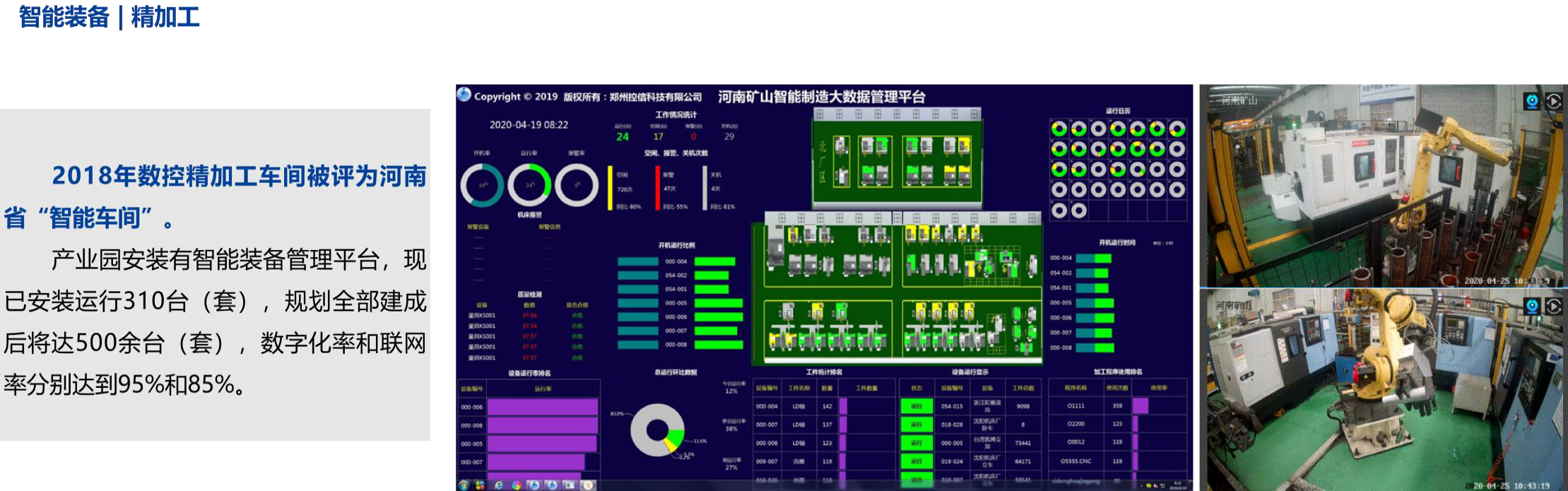 Kuangyuan intelligent manufacturing big-data management platform